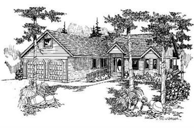 6-Bedroom, 2233 Sq Ft Colonial House Plan - 145-1051 - Front Exterior