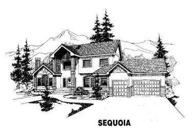 6-Bedroom, 3520 Sq Ft Luxury House Plan - 145-1060 - Front Exterior