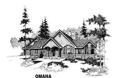 4-Bedroom, 2080 Sq Ft Ranch House Plan - 145-1089 - Front Exterior