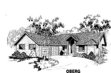 3-Bedroom, 1502 Sq Ft Ranch House Plan - 145-1185 - Front Exterior