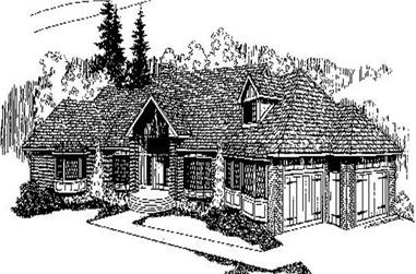 4-Bedroom, 2972 Sq Ft Traditional House Plan - 145-1204 - Front Exterior