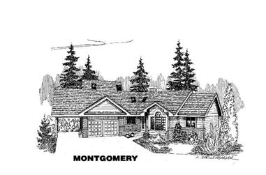 3-Bedroom, 2264 Sq Ft Ranch House Plan - 145-1299 - Front Exterior