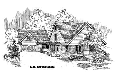 4-Bedroom, 2012 Sq Ft Traditional House Plan - 145-1304 - Front Exterior
