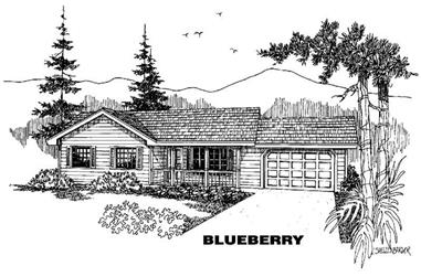 3-Bedroom, 1172 Sq Ft Small House Plans House Plan - 145-1351 - Front Exterior