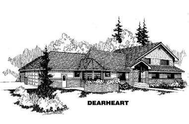 5-Bedroom, 3417 Sq Ft Country House Plan - 145-1385 - Front Exterior