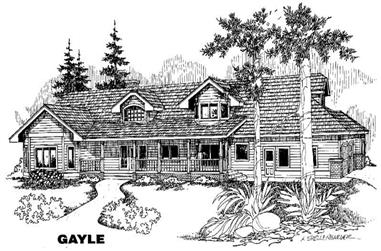 4-Bedroom, 5843 Sq Ft Ranch House Plan - 145-1409 - Front Exterior