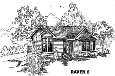 3-Bedroom, 1639 Sq Ft Ranch House Plan - 145-1416 - Front Exterior