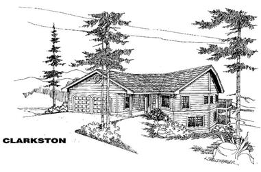 3-Bedroom, 1292 Sq Ft Small House Plans House Plan - 145-1417 - Front Exterior