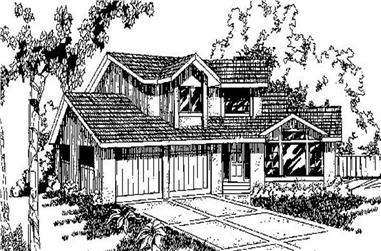 3-Bedroom, 1635 Sq Ft Small House Plans House Plan - 145-1484 - Front Exterior