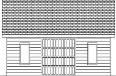 0-Bedroom, 2000 Sq Ft Garage House Plan - 145-1781 - Front Exterior