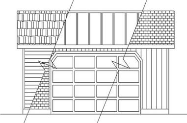 0-Bedroom, 624 Sq Ft Garage House Plan - 145-1823 - Front Exterior