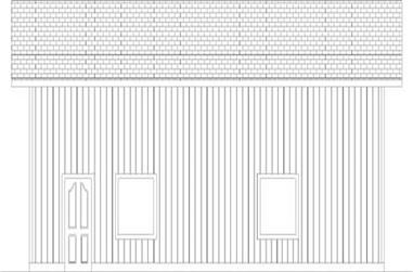 0-Bedroom, 1200 Sq Ft Garage House Plan - 145-1937 - Front Exterior