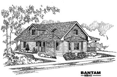 3-Bedroom, 2969 Sq Ft Country House Plan - 145-1945 - Front Exterior