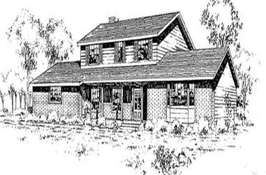 4-Bedroom, 2370 Sq Ft Ranch House Plan - 145-1958 - Front Exterior