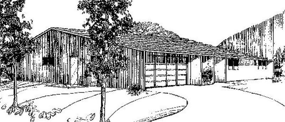 Front view of Small House Plans home (ThePlanCollection: House Plan #145-1970)