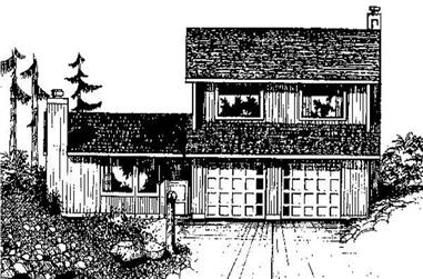 3-Bedroom, 1929 Sq Ft Traditional House Plan - 145-1973 - Front Exterior