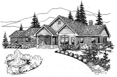 4-Bedroom, 2283 Sq Ft Colonial House Plan - 145-2022 - Front Exterior