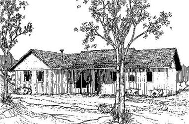 4-Bedroom, 1776 Sq Ft Small House Plans House Plan - 145-2030 - Front Exterior