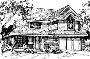 3-Bedroom, 2285 Sq Ft Country House Plan - 146-1014 - Front Exterior