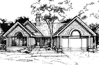 3-Bedroom, 1847 Sq Ft Country House Plan - 146-1040 - Front Exterior