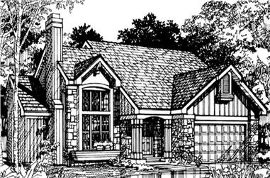 2-Bedroom, 1894 Sq Ft Country House Plan - 146-1046 - Front Exterior