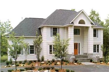 3-Bedroom, 2493 Sq Ft Colonial House Plan - 146-1129 - Front Exterior
