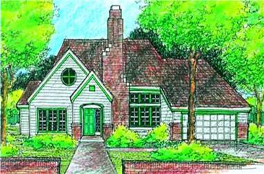 2-Bedroom, 1889 Sq Ft Country House Plan - 146-1140 - Front Exterior