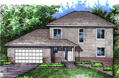 3-Bedroom, 2212 Sq Ft Farmhouse House Plan - 146-1262 - Front Exterior