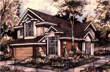 3-Bedroom, 1970 Sq Ft Country House Plan - 146-1280 - Front Exterior