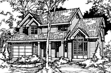 4-Bedroom, 2289 Sq Ft Country House Plan - 146-1297 - Front Exterior