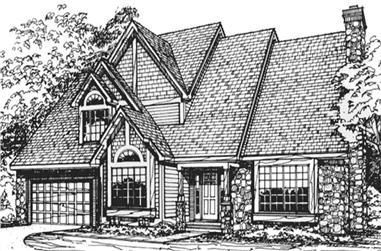 4-Bedroom, 3186 Sq Ft Country House Plan - 146-1346 - Front Exterior