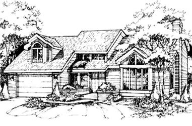 3-Bedroom, 2867 Sq Ft Country House Plan - 146-1397 - Front Exterior