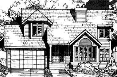 2-Bedroom, 1388 Sq Ft Country House Plan - 146-1432 - Front Exterior