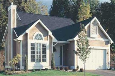 2-Bedroom, 1252 Sq Ft Country House Plan - 146-1437 - Front Exterior