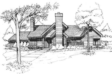 4-Bedroom, 3627 Sq Ft Country House Plan - 146-1454 - Front Exterior