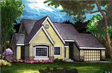 2-Bedroom, 1905 Sq Ft Contemporary House Plan - 146-1597 - Front Exterior
