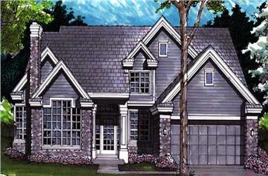 4-Bedroom, 2565 Sq Ft Country House Plan - 146-1617 - Front Exterior