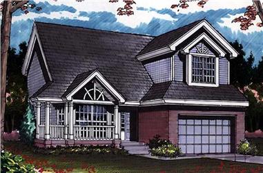 3-Bedroom, 1820 Sq Ft Country House Plan - 146-1623 - Front Exterior