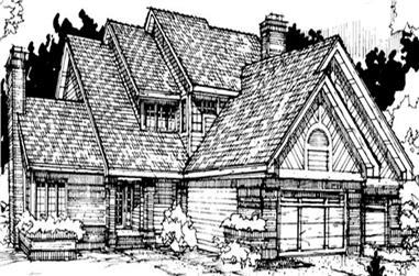 4-Bedroom, 3395 Sq Ft Colonial House Plan - 146-1661 - Front Exterior