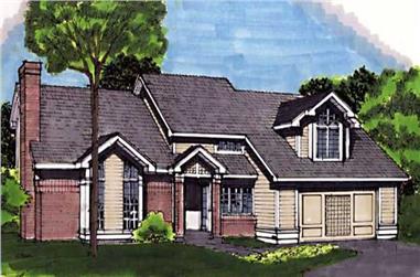 3-Bedroom, 3055 Sq Ft Ranch House Plan - 146-1679 - Front Exterior