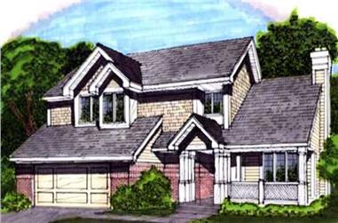 3-Bedroom, 1850 Sq Ft Country House Plan - 146-1838 - Front Exterior