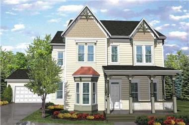 4-Bedroom, 3079 Sq Ft Country House Plan - 146-1879 - Front Exterior