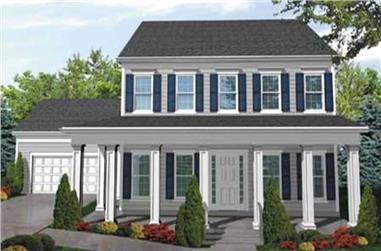 3-Bedroom, 2526 Sq Ft Country House Plan - 146-1881 - Front Exterior