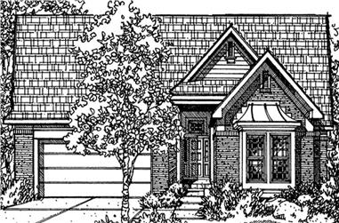2-Bedroom, 2219 Sq Ft Cottage House Plan - 146-1975 - Front Exterior