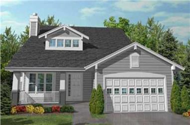3-Bedroom, 2102 Sq Ft Ranch House Plan - 146-1989 - Front Exterior