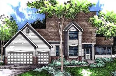 3-Bedroom, 2346 Sq Ft Farmhouse House Plan - 146-1992 - Front Exterior