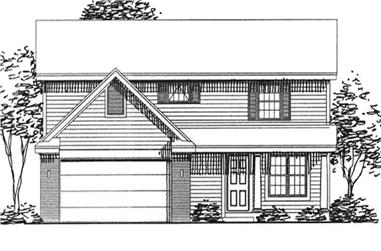 3-Bedroom, 1795 Sq Ft Country House Plan - 146-1999 - Front Exterior