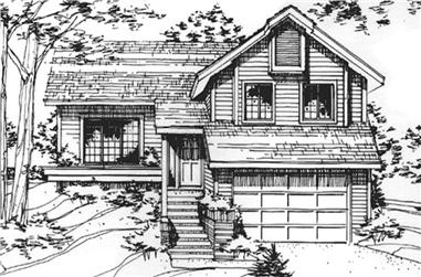 2-Bedroom, 1538 Sq Ft Cottage House Plan - 146-2048 - Front Exterior