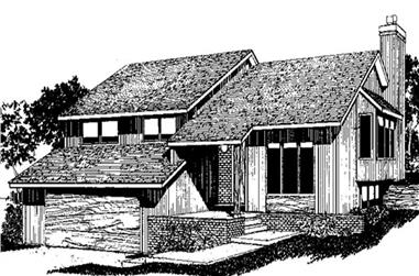 3-Bedroom, 2163 Sq Ft Country House Plan - 146-2146 - Front Exterior