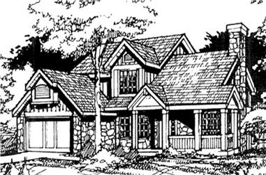 3-Bedroom, 2025 Sq Ft Country House Plan - 146-2168 - Front Exterior